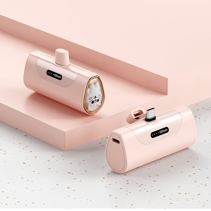 Lustige Powerbank mit integrierter Tierfigur Brehn