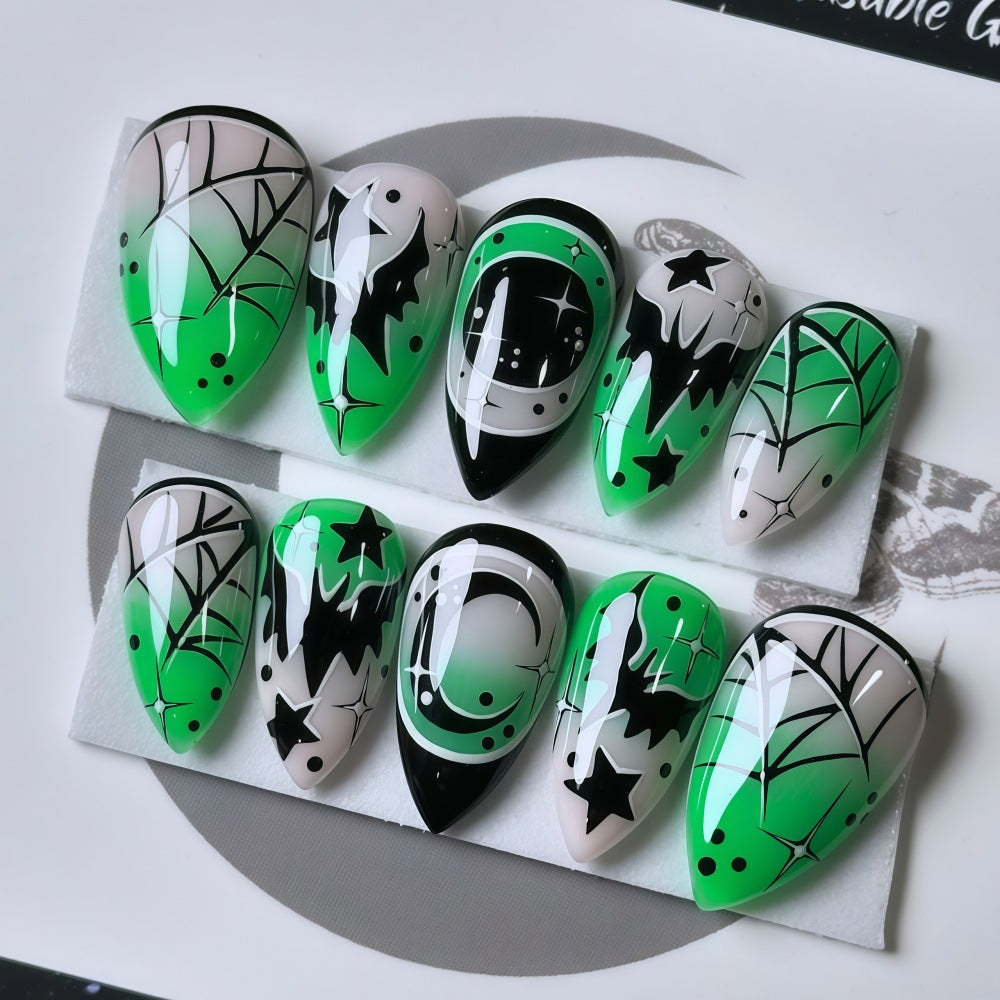 Kunstnägel mit Halloween-Motiv Brehn