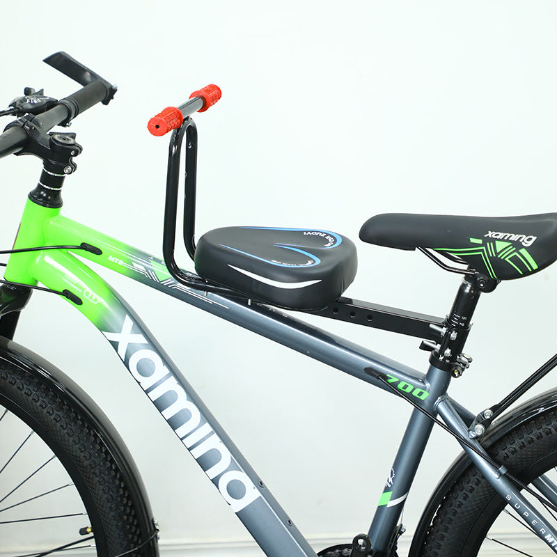 verstellbarer gepolsterter Kinderradpassagiersitz mit Sicherheitsarmlehne Brehn