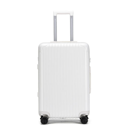 Hartschalen-Reisekoffer Unisex – 360-Grad-Spinner-Räder, Teleskopgriff, mit Schloss, mehrere Innenfächer