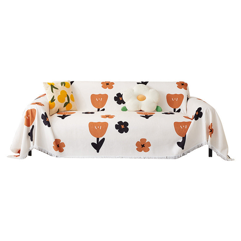 Blumenmuster Wurfdecke