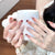 Dekoratives, urlaubsbezogenes Press-On-Nagelset Brehn