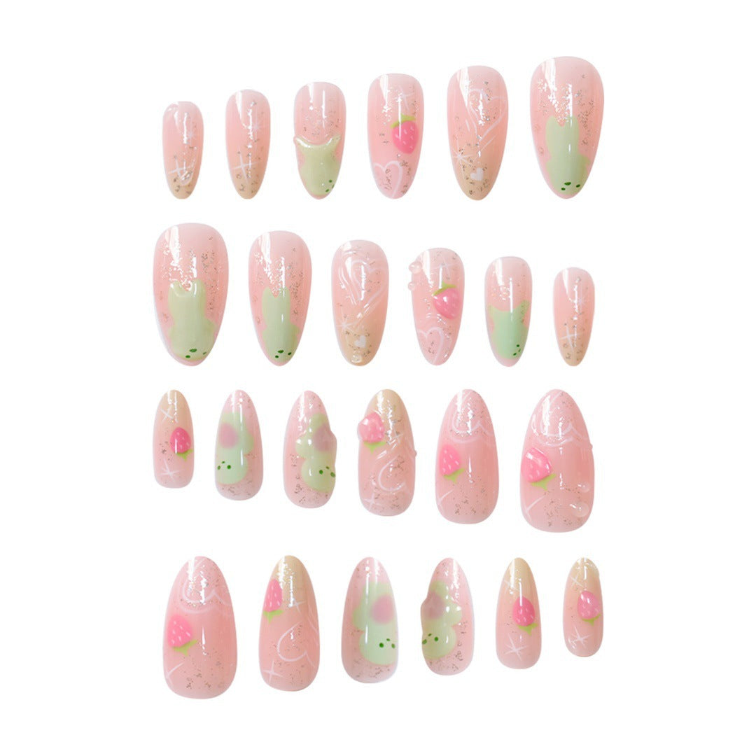 Künstlerische 3D-Gel-Nagelkunst Brehn