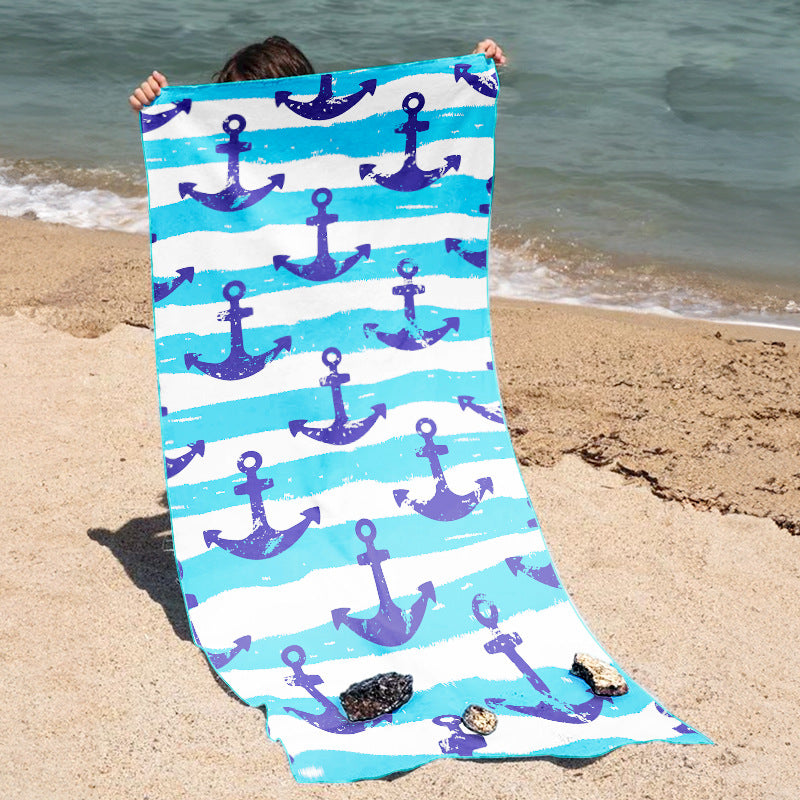 Strandtuch mit fröhlichem Salamander- und Eiscreme-Design Brehn
