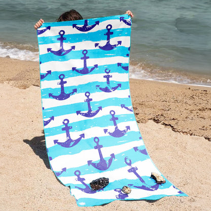 Strandtuch mit fröhlichem Salamander- und Eiscreme-Design Brehn