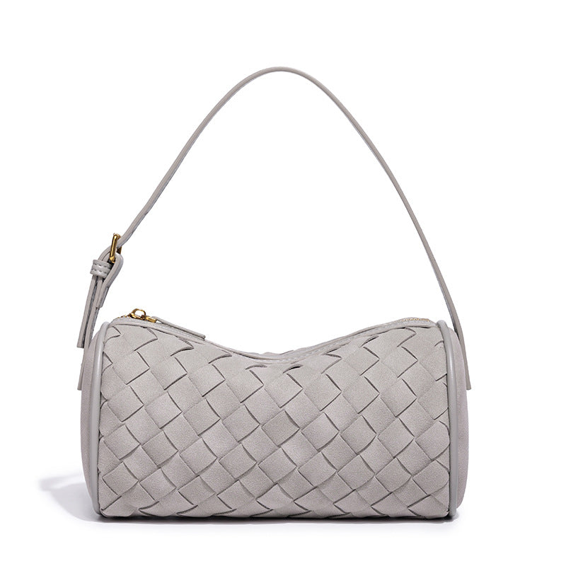 Geflochtene Wildleder-Handtasche Brehn