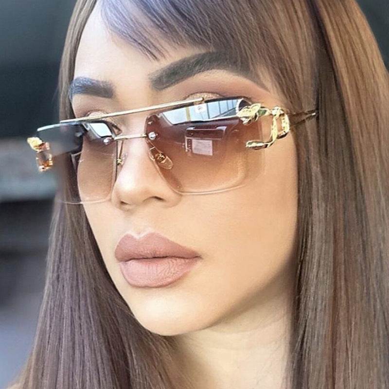 Damen Luxus-Sonnenbrille mit elegantem Metalldetail Brehn