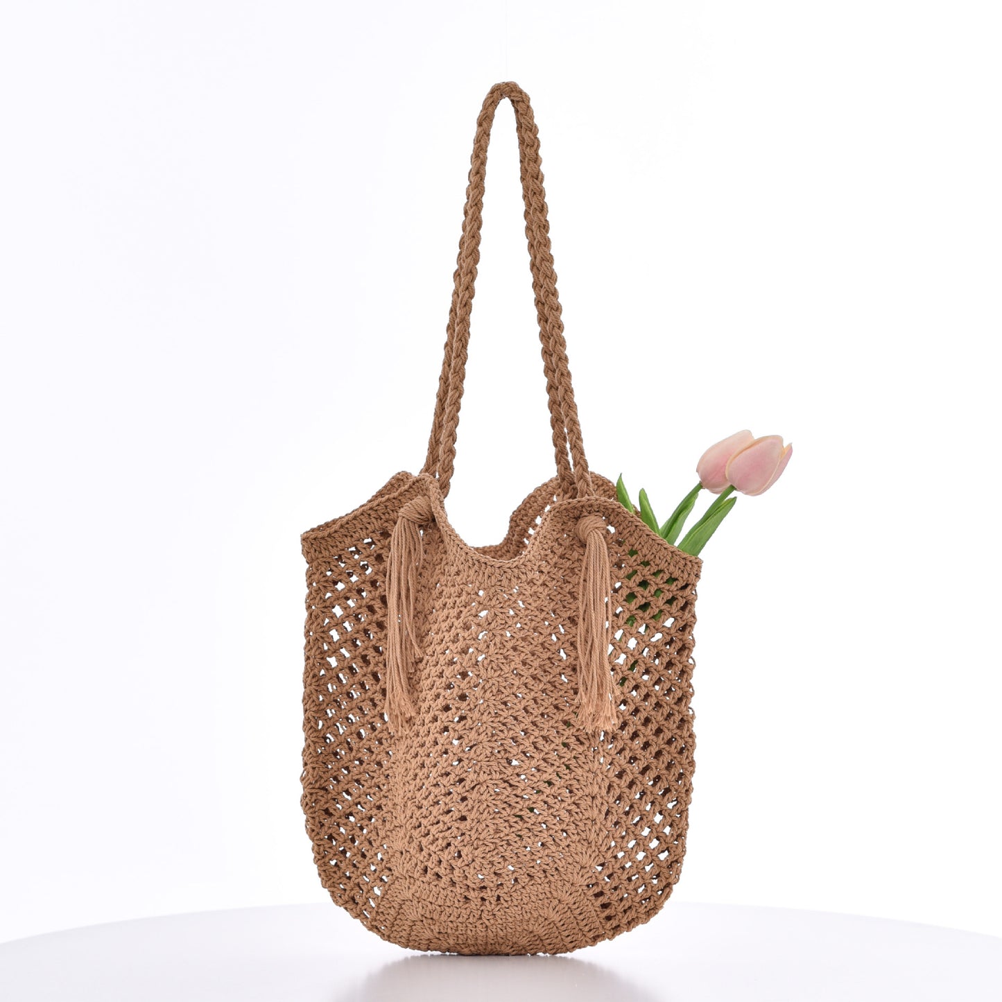 Handgefertigte Makramee Strandtasche Brehn