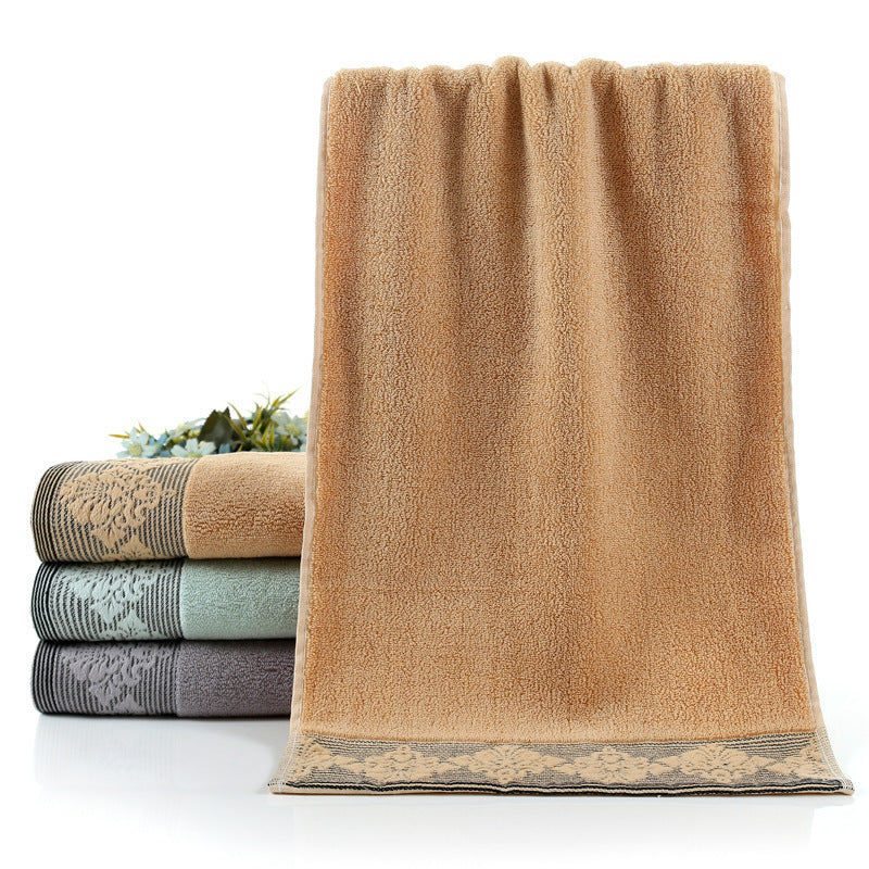 Damen luxuriöses Frottee Badetuch mit elegantem Spitzenrand Brehn