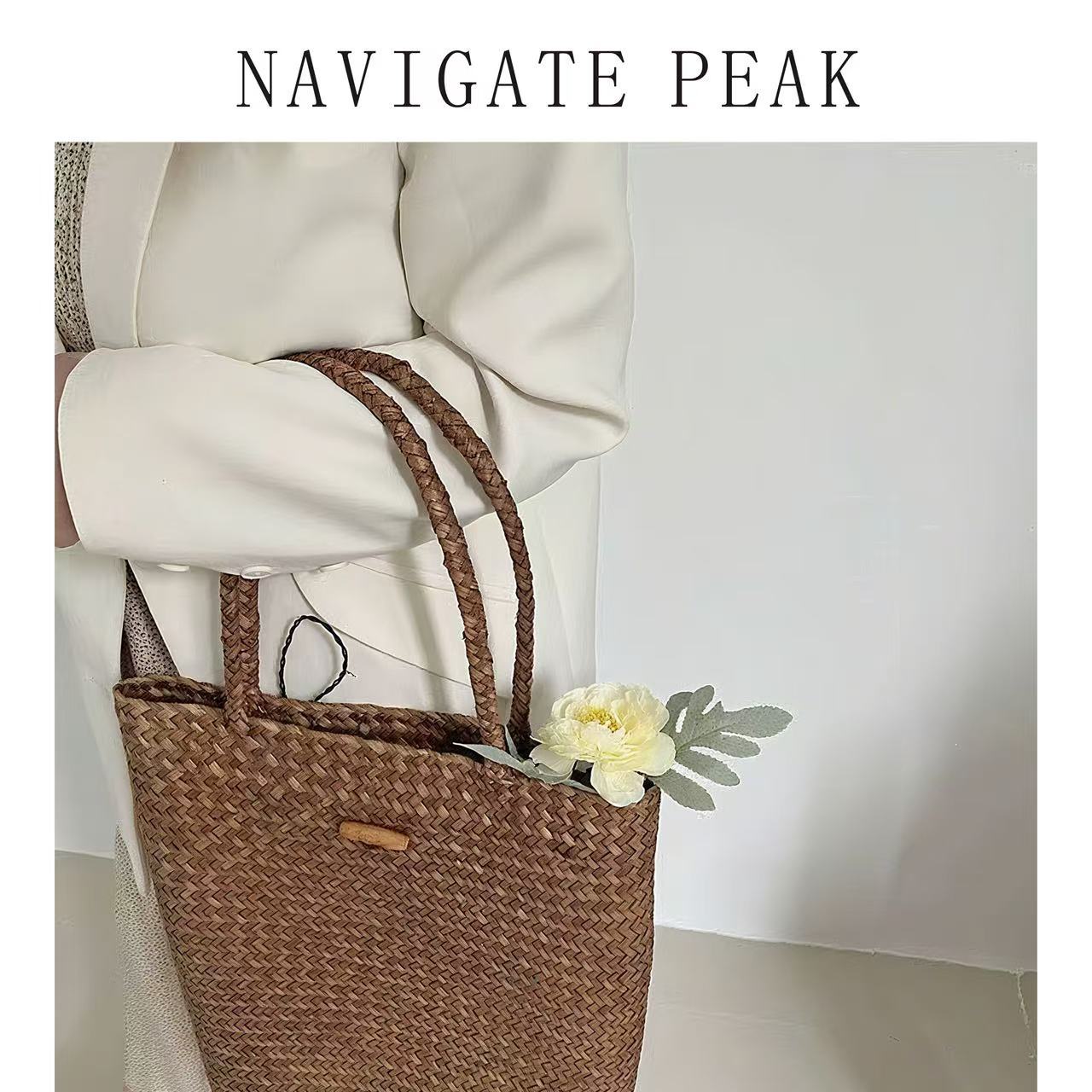 Damen Handgefertigte Alltagsmarkt Tasche Brehn