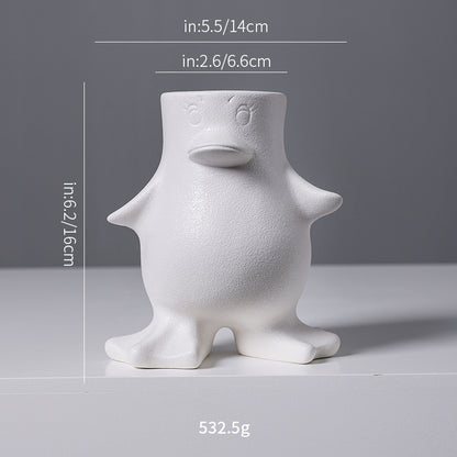 Skurriger dekorativer Vogelblumentopf Brehn