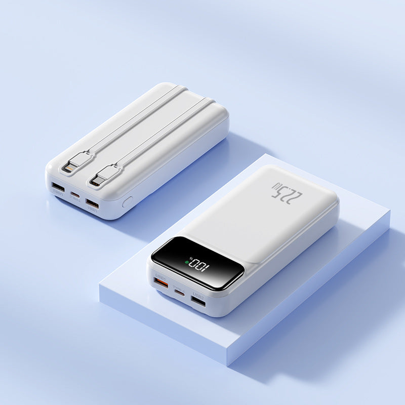 Tragbare Powerbank mit Intelligentem Usb-Ladeanschluss und Digitaler Anzeige Brehn