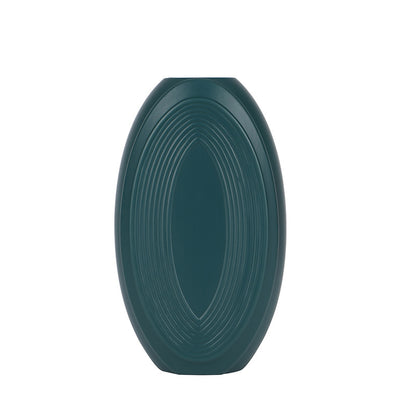 Texturierte ovale dekorative Vase Brehn