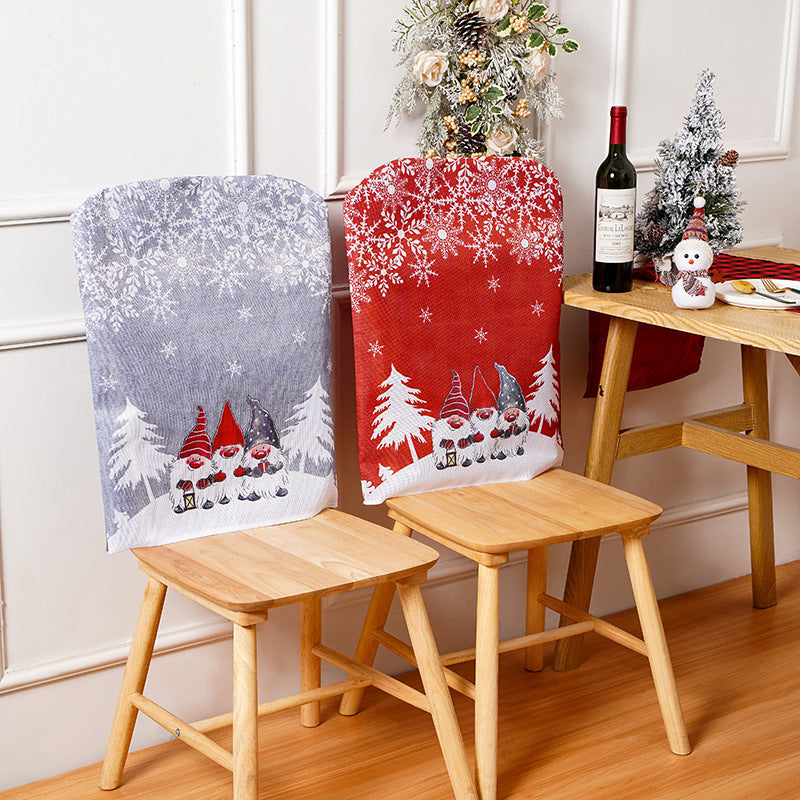 Festliche Stuhlüberzüge mit Weihnachtsmotiven Brehn
