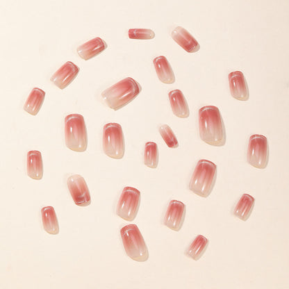 Glänzende Ombre Nagelkunst Brehn