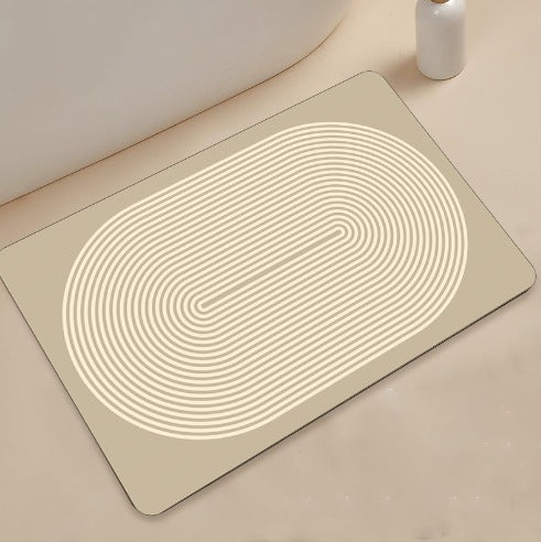 stilvolle geometrische Muster Badezimmermatte Brehn