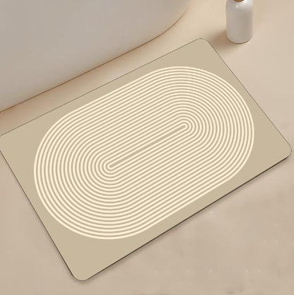 stilvolle geometrische Muster Badezimmermatte Brehn