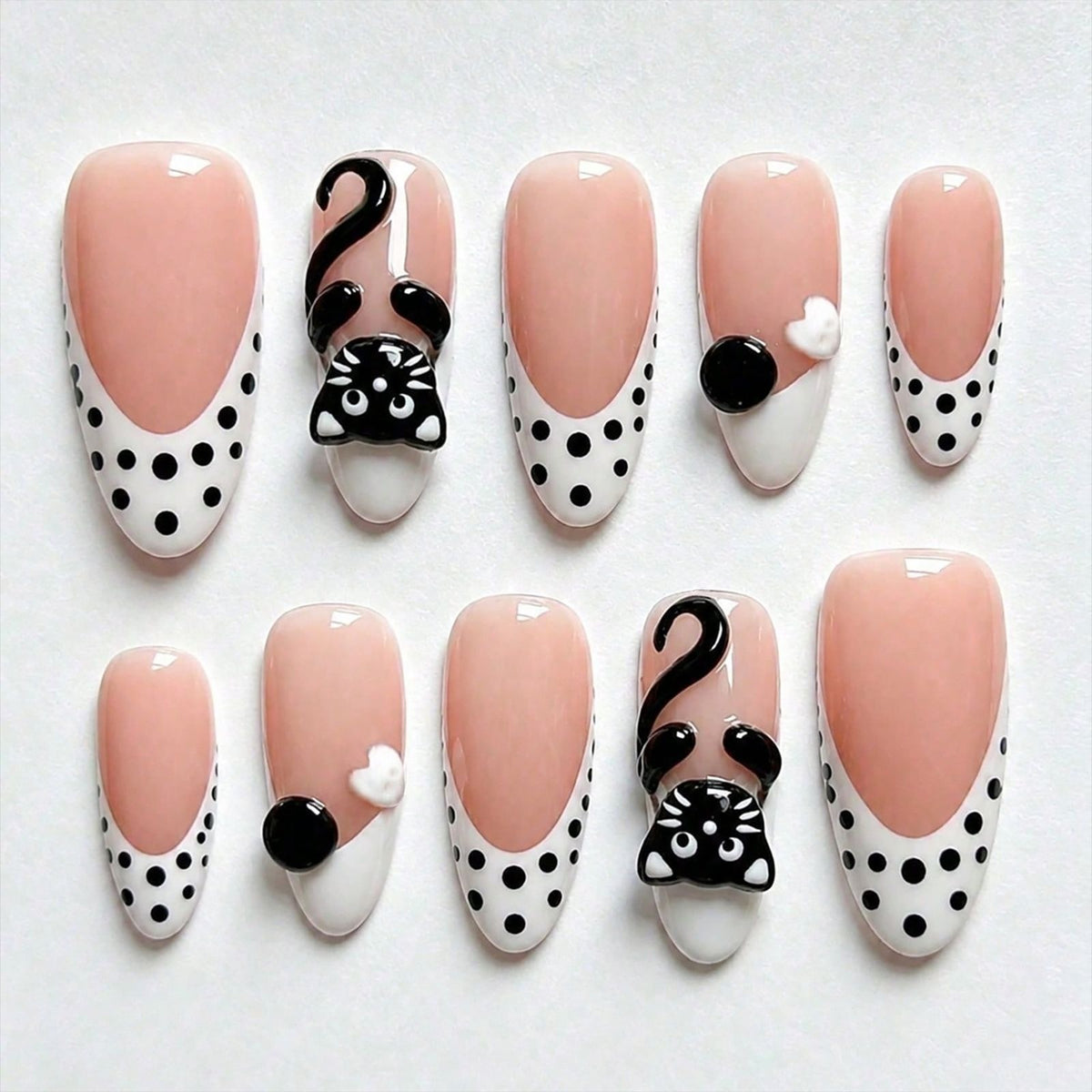 Künstliche Nagelset mit inspirierendem Tierdesign Brehn