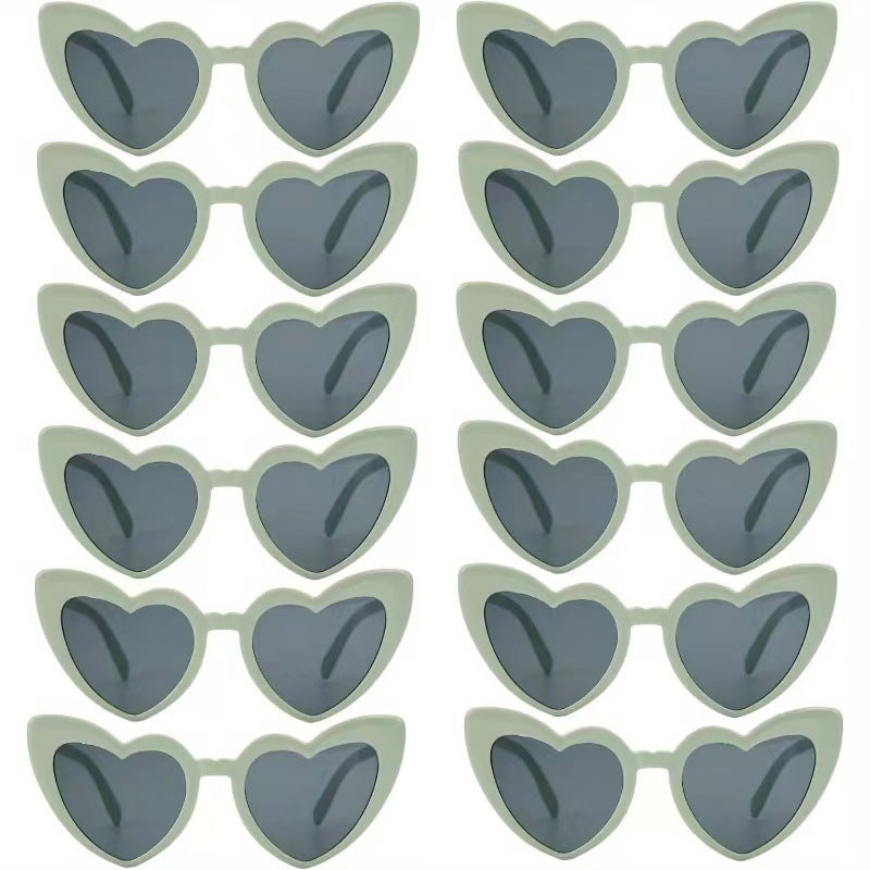 Herzförmige Retro-Sonnenbrille Brehn