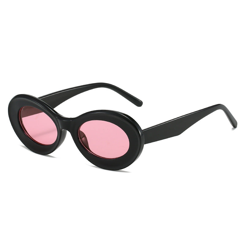 Damen modische Sonnenbrille im ovalen Design Brehn