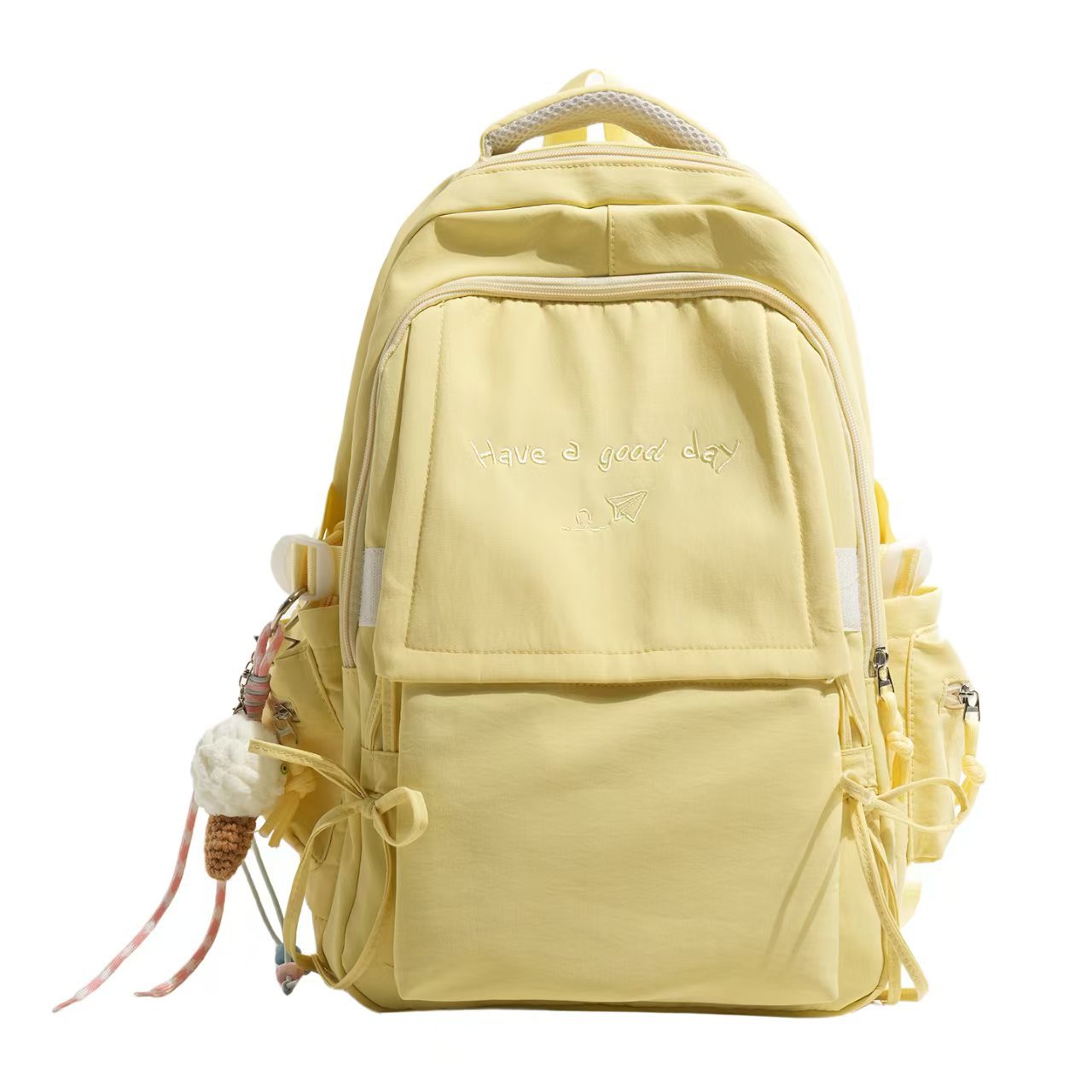 Rucksack mit Strukturiertem Design und Charmantem Schriftzug Brehn