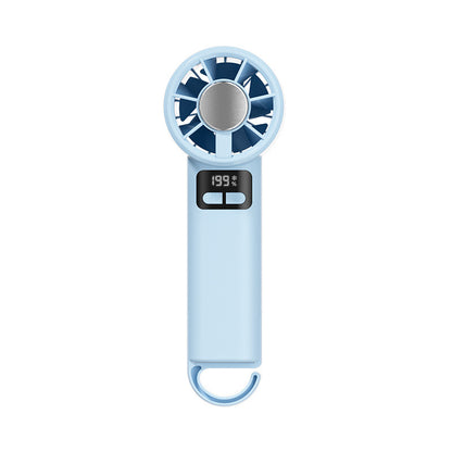 Damen tragbarer Handventilator mit temperaturgesteuerter Digitalanzeige Brehn