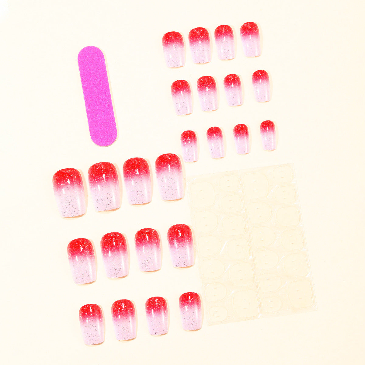 Ombre Glitter Nagelkunst Design Brehn