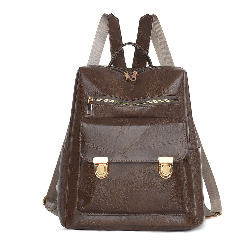 Stylischer Leder-Rucksack Brehn