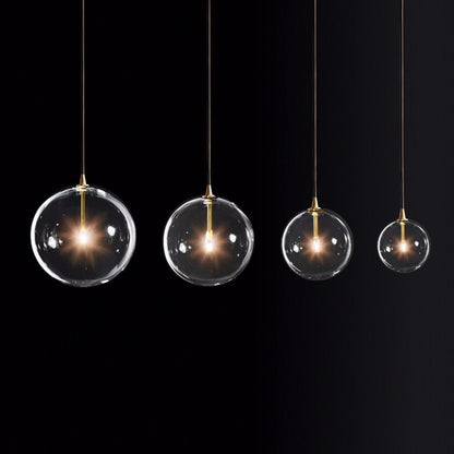 Stylische Glas Pendelleuchte