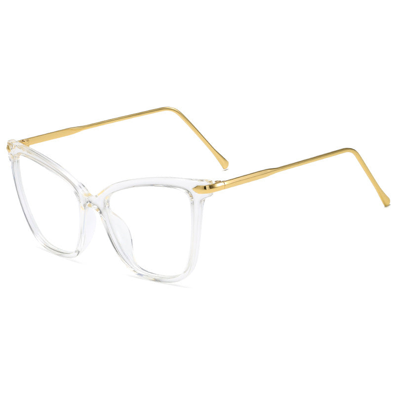 Damen Cat-Eye Brille mit filigranem Metallrahmen Brehn