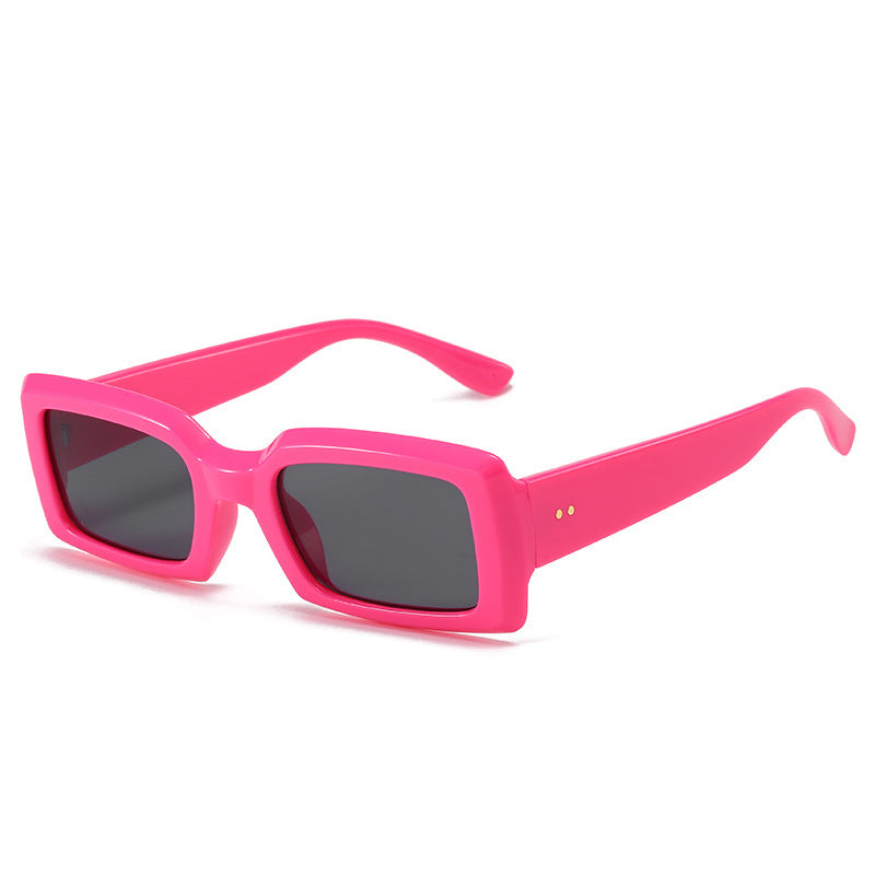 Übergroße geometrische Sonnenbrille mit verlaufenden Gläsern Brehn