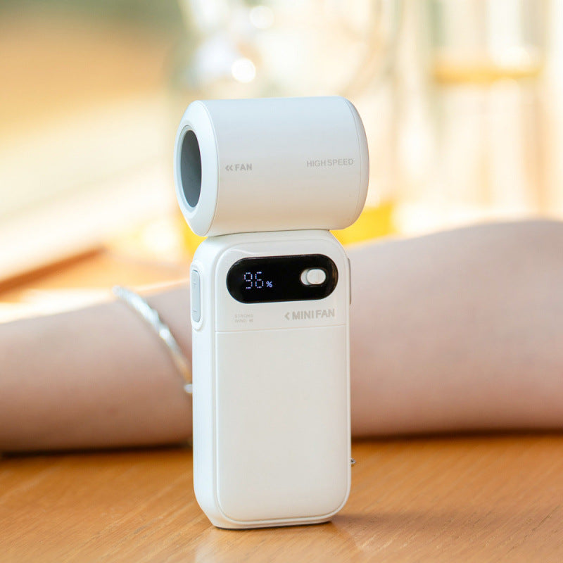 Damen tragbarer Hochgeschwindigkeits-Mini-Lüfter mit intelligentem Display Brehn