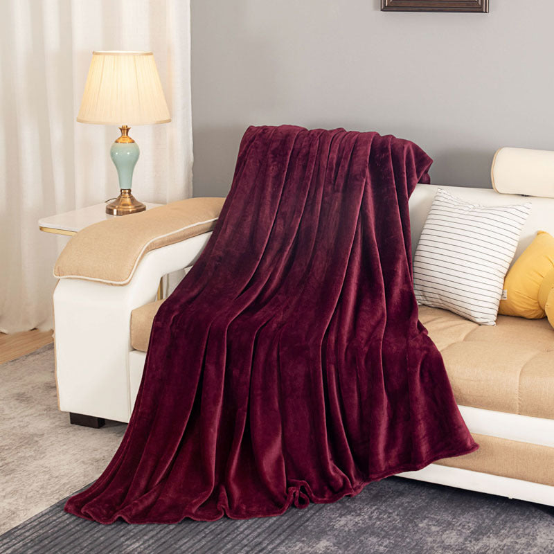 Damen luxuriöse Fleece-Decke mit sanfter Textur Brehn
