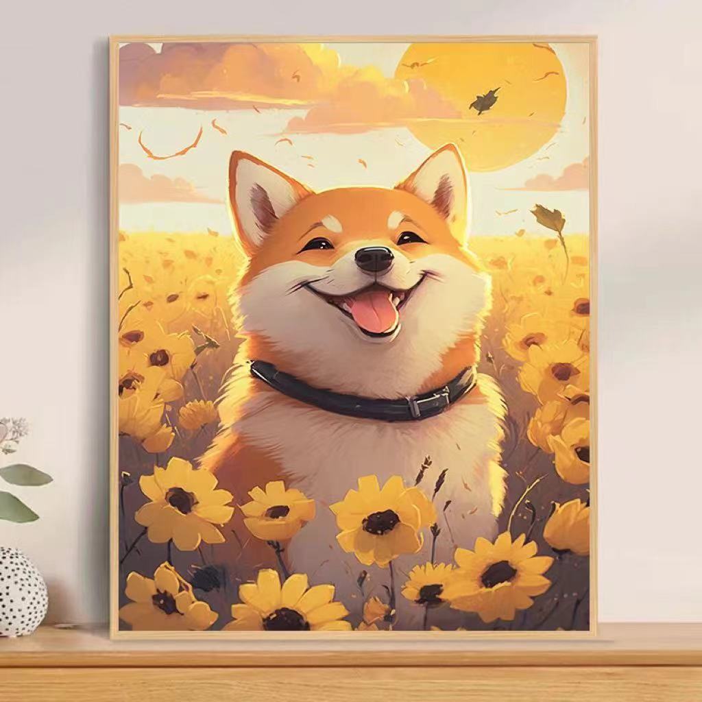DIY Landschaft Malen nach Zahlen Kunstset Brehn