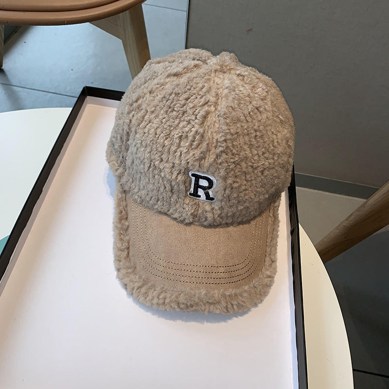 Damen Fuzzy Plush Baseball Cap Brehn