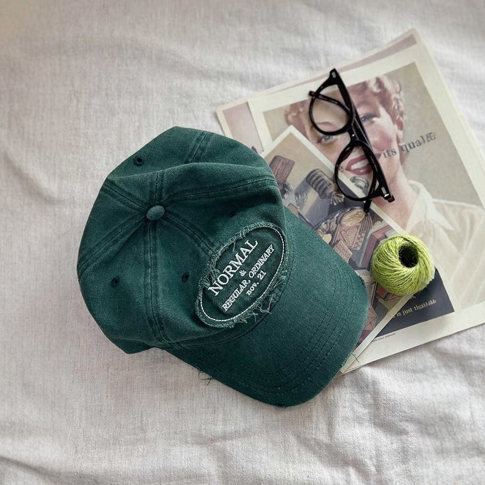 Herren Casual Distressed Baseball Cap Brehn