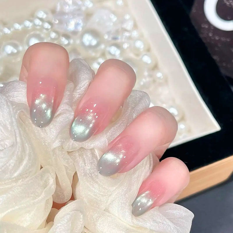 Verspielt Hase-Themen Press-On Nagelkunst Set Brehn