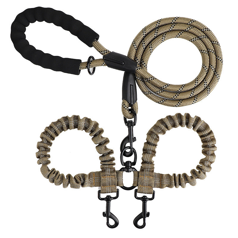 Bungee-Trainings-Hundeleine mit Doppelgriff