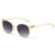 Elegante Cat-Eye-Sonnenbrille mit dekorativen goldenen Akzenten Brehn