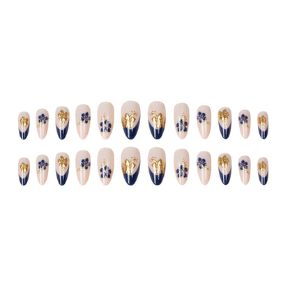 Künstlerisches Florales Nageldesign-Set