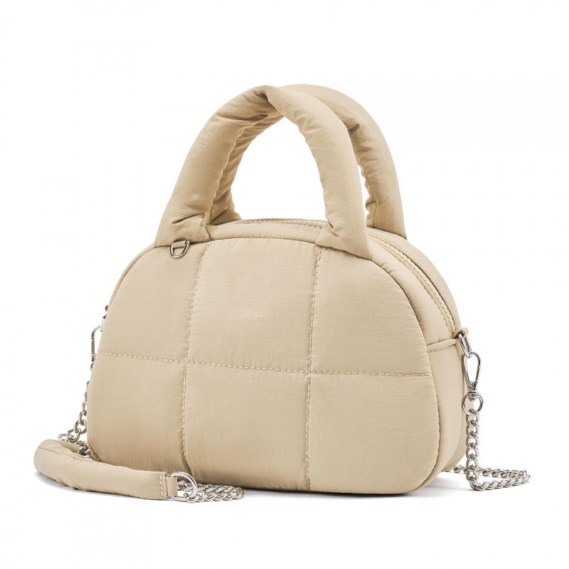 Modische Quilted Handtasche mit Abnehmbarem Schultergurt Brehn
