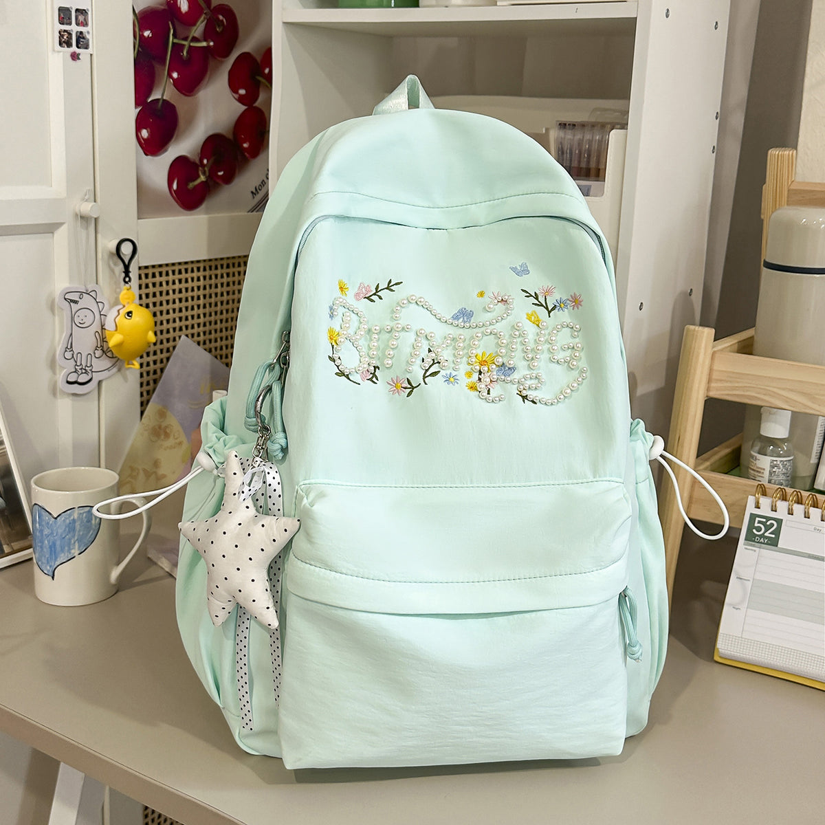 Stylische bestickte Freizeit-Rucksack Brehn 1791205296