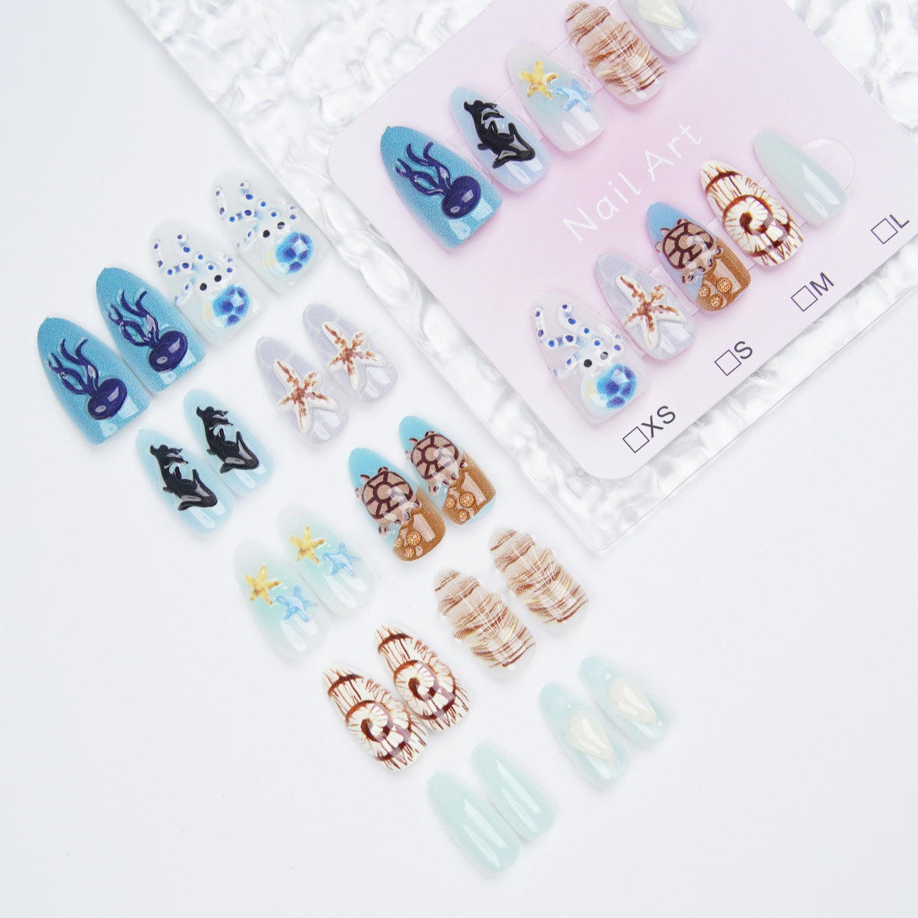 Künstlerische Nagelkunst-Set Brehn