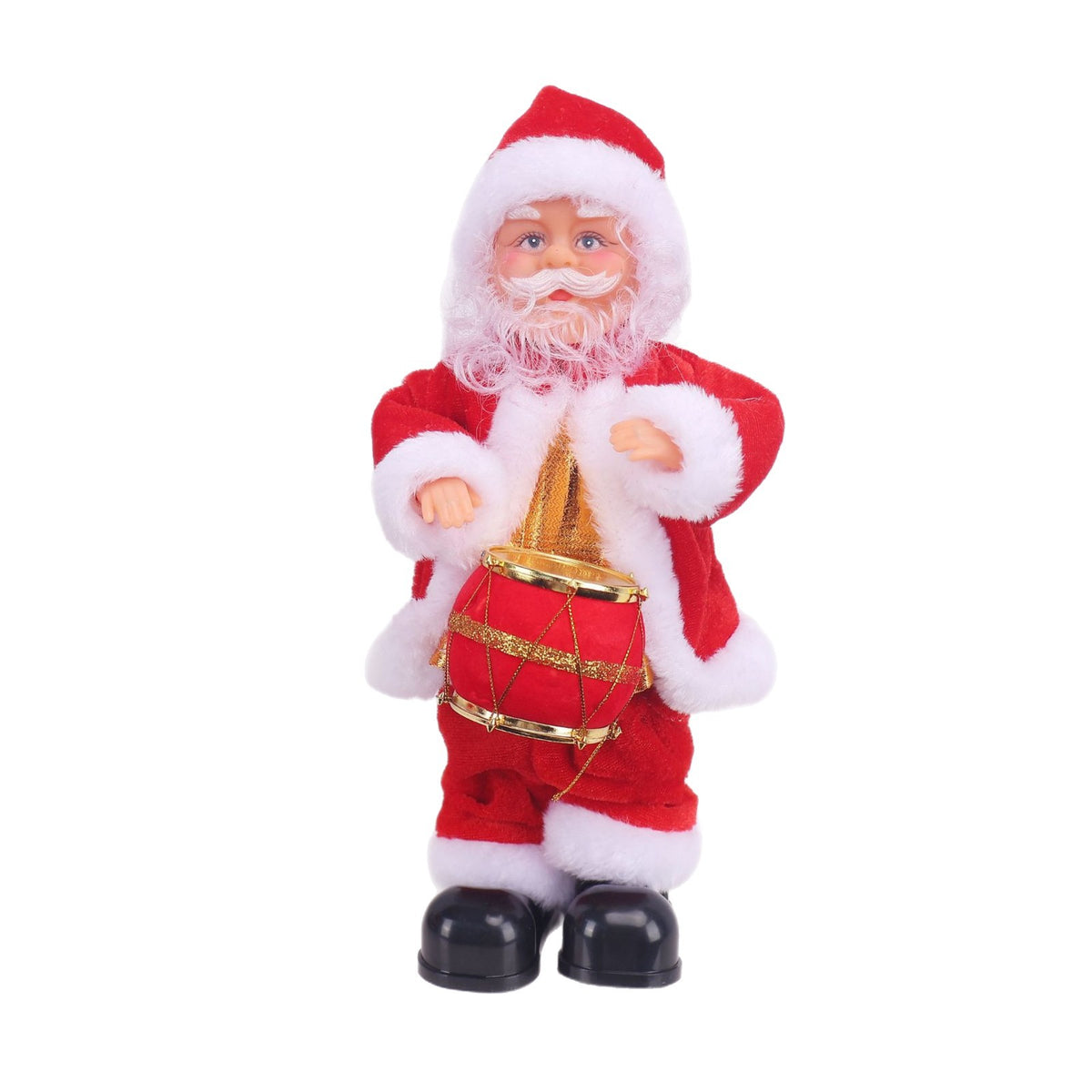 Dekorative Weihnachtsmannfigur mit Saxophon