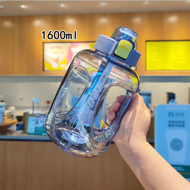 Damen große Wasserflasche mit ergonomischem Tragegriff Brehn