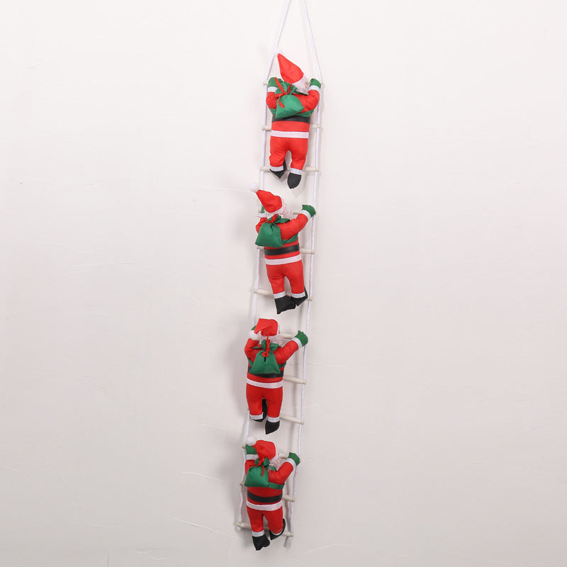 Verspielte Weihnachtsmann Dekorationsfigur Brehn