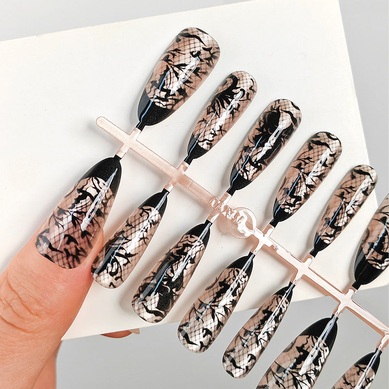 Dekorative Press-On Nagelspitzen Brehn