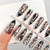 Dekorative Press-On Nagelspitzen Brehn