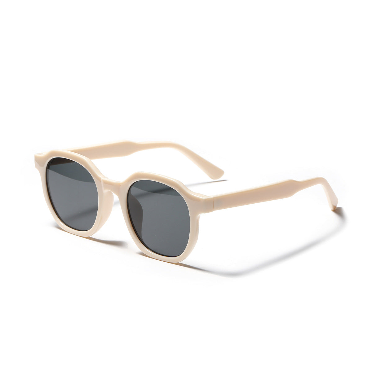 Damen stylische Sonnenbrille mit klarem Rahmen und polarisierten Gläsern Brehn