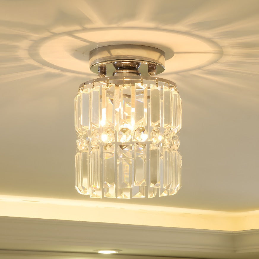 Kristall Flush Mount Deckenleuchte